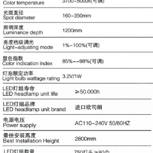 HNLED750/550超薄型手术无影灯